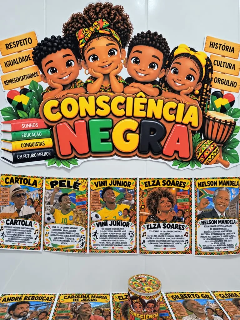 Consciência Negra - Atividades e Painéis A4 - PDF — imagem 4