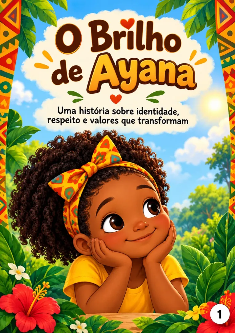 Consciência Negra - Historinha O Brilho de Ayana - Educação Infantil PDF 12 páginas — imagem 3