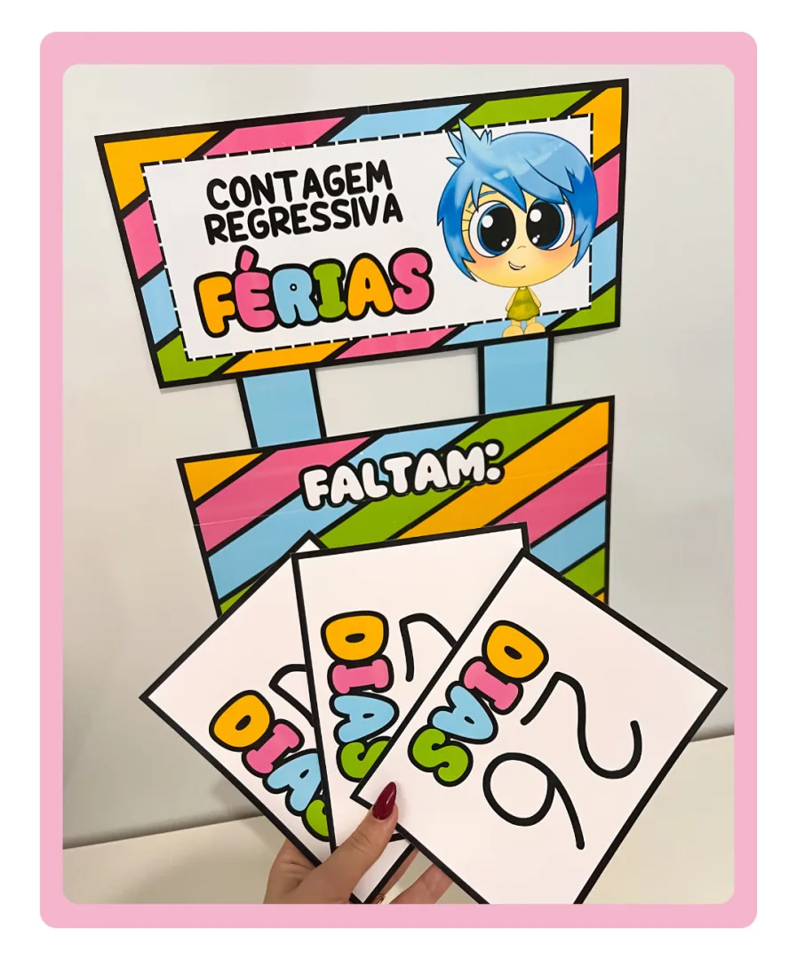 CONTAGEM REGRESSIVA PARA AS FÉRIAS - DIVERTIDAMENTE — imagem 2
