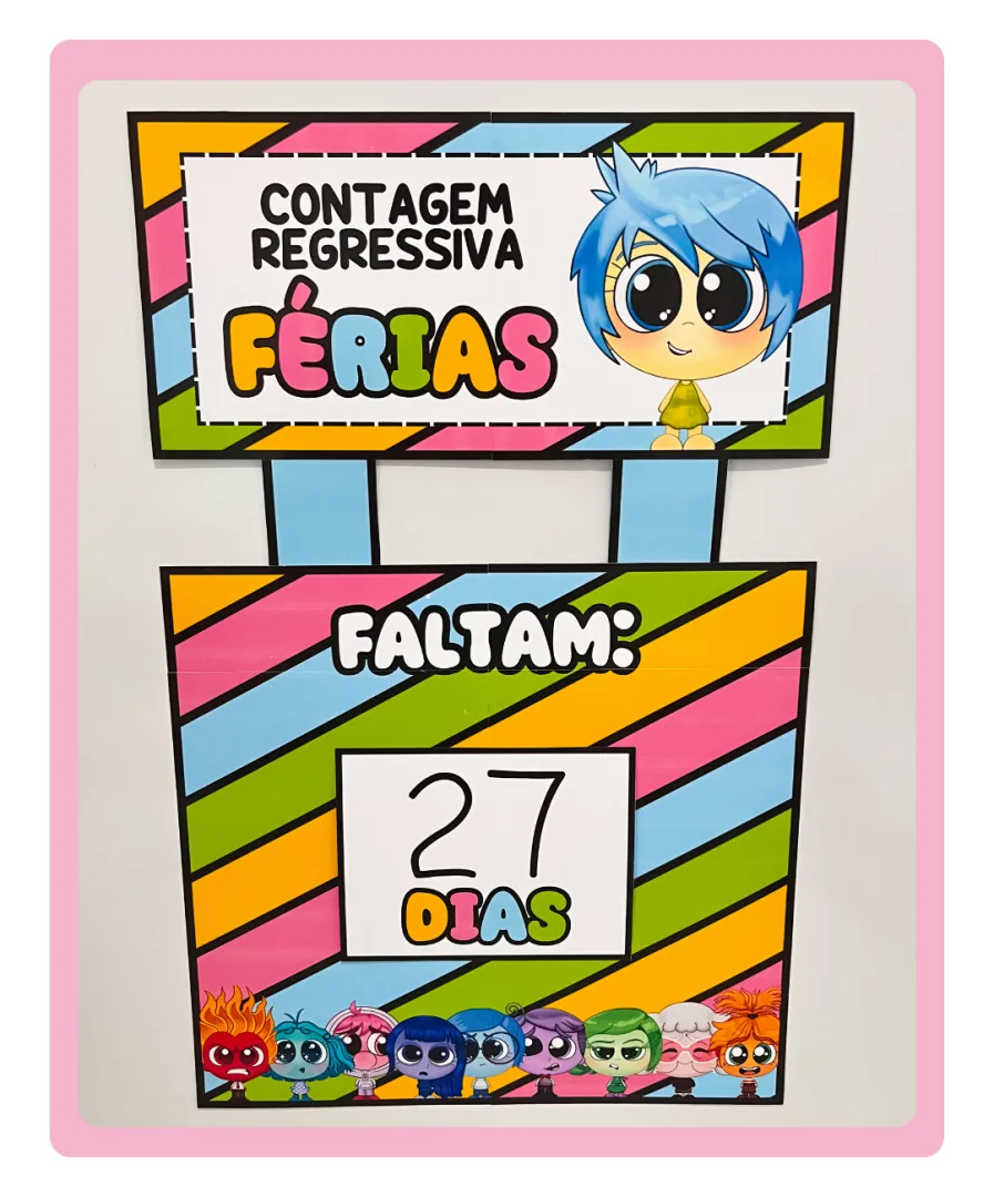CONTAGEM REGRESSIVA PARA AS FÉRIAS - DIVERTIDAMENTE — imagem 3