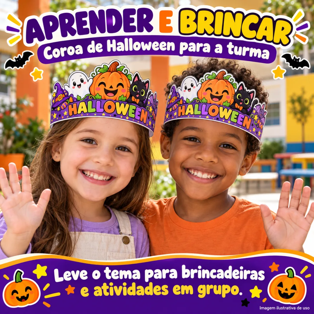 Coroa de Halloween em PDF - Ed. Infantil ao 5º ano EFI — imagem 5