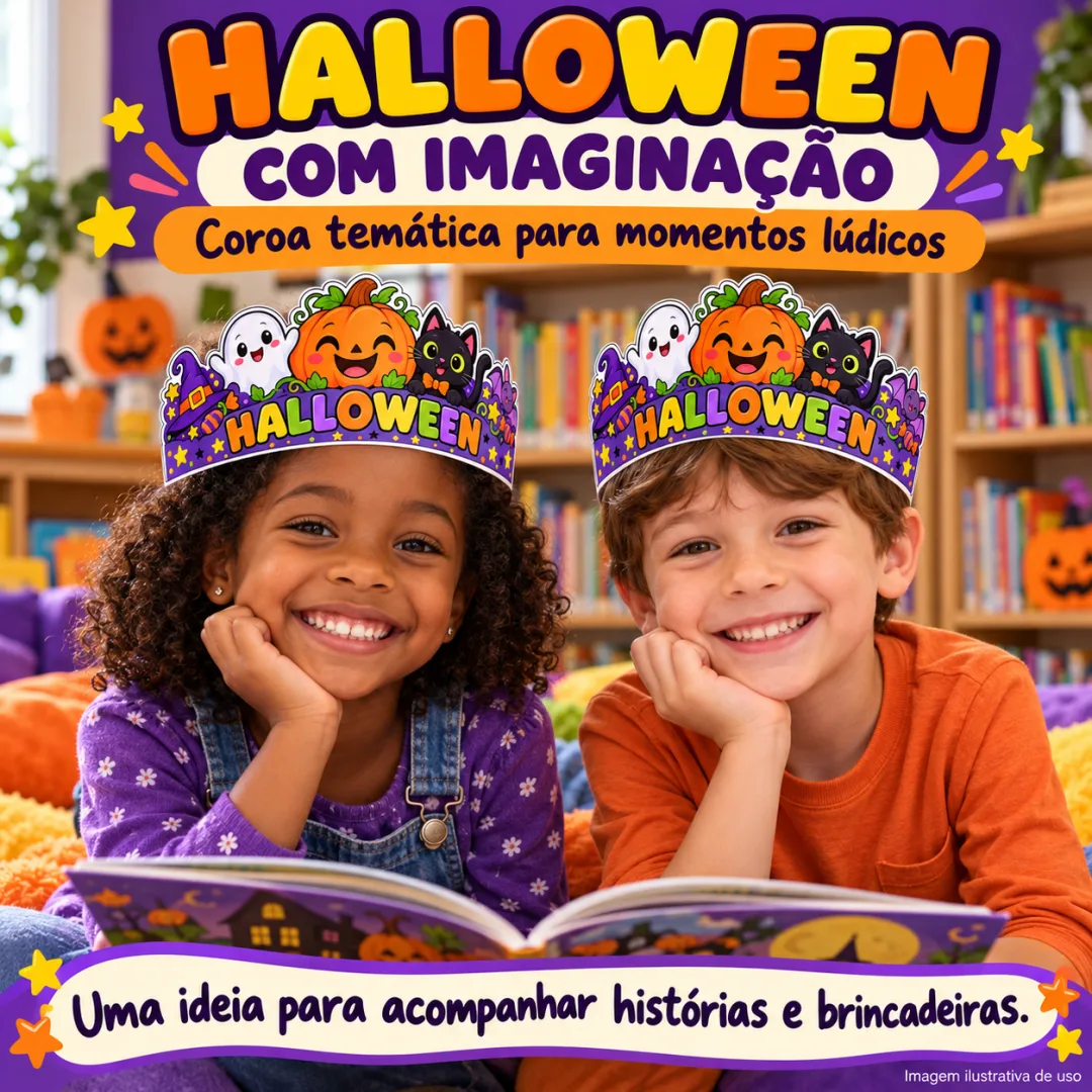 Coroa de Halloween em PDF - Ed. Infantil ao 5º ano EFI — imagem 6