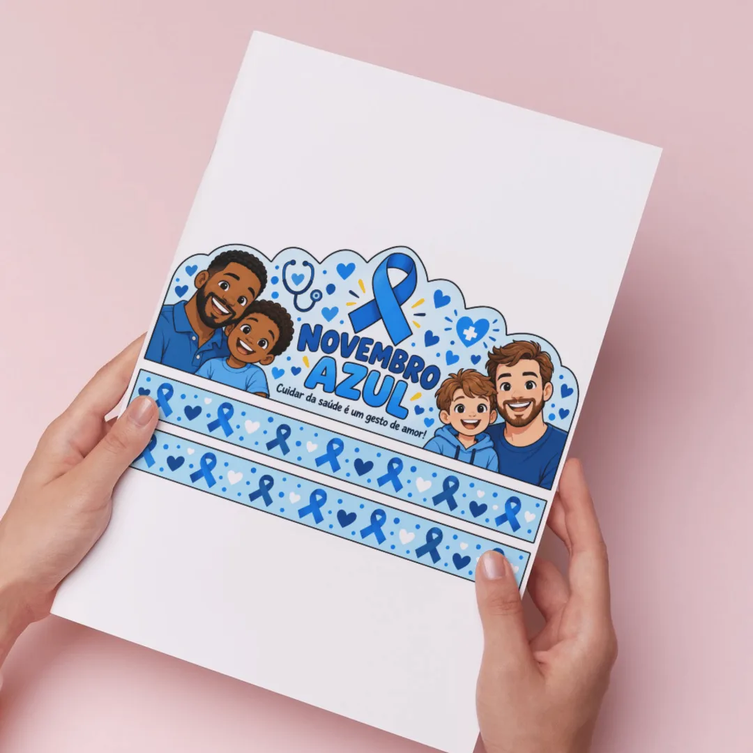Coroa Novembro Azul em PDF - Educação Infantil ao 5º ano — imagem 4