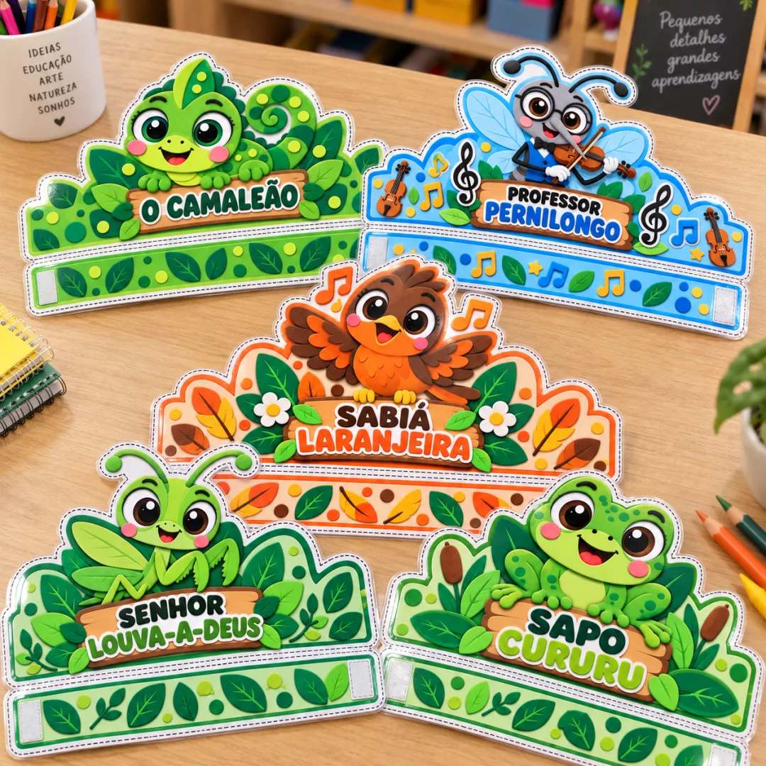 Coroas Bom Dia Todas As Cores - Educação Infantil - Arquivo Digital - Lembrancinhas — imagem 2