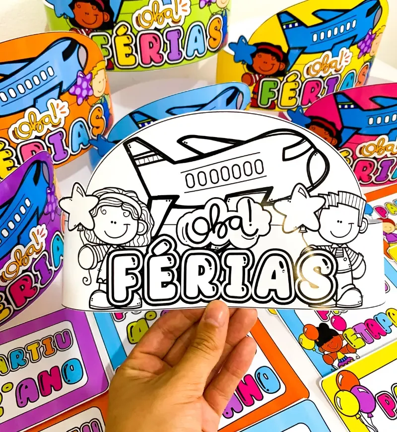 Coroas e Plaquinhas de Férias — imagem 2