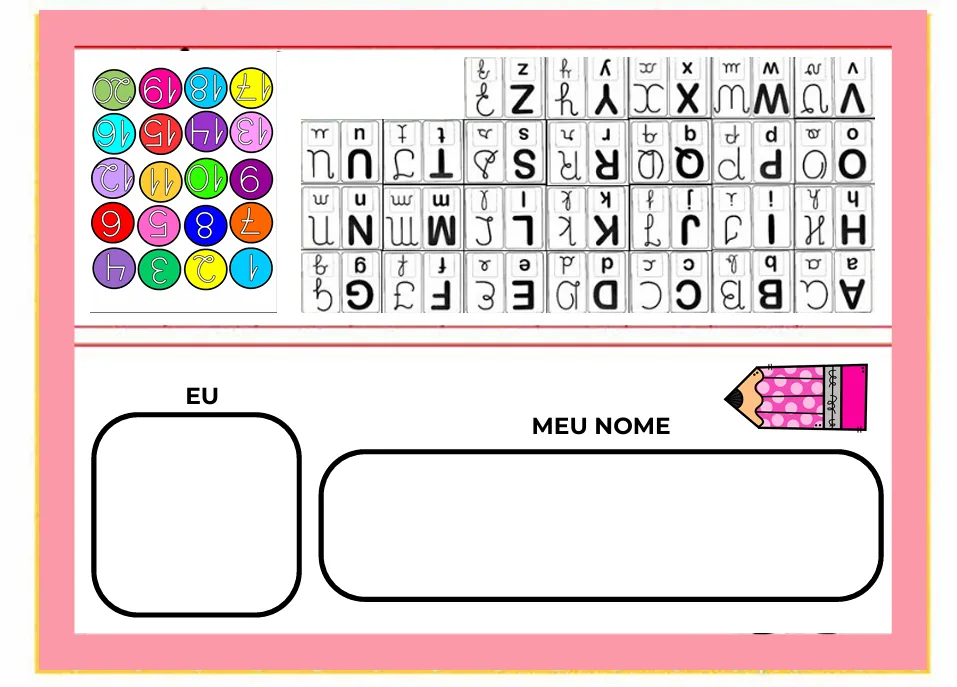 Crachás de Mesa para Alunos - PDF — imagem 2