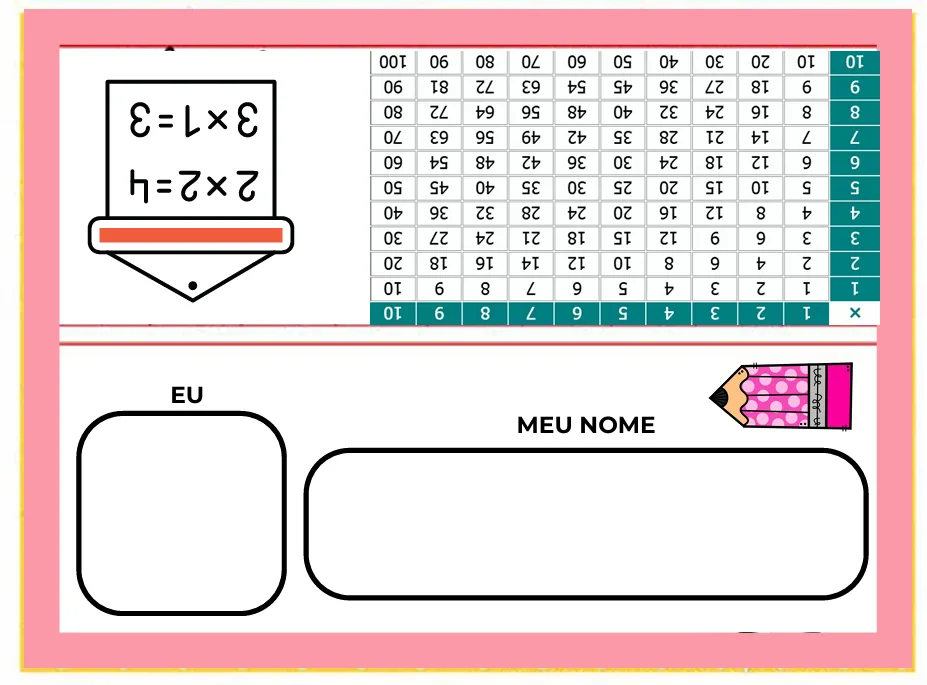 Crachás de Mesa para Alunos - PDF — imagem 4