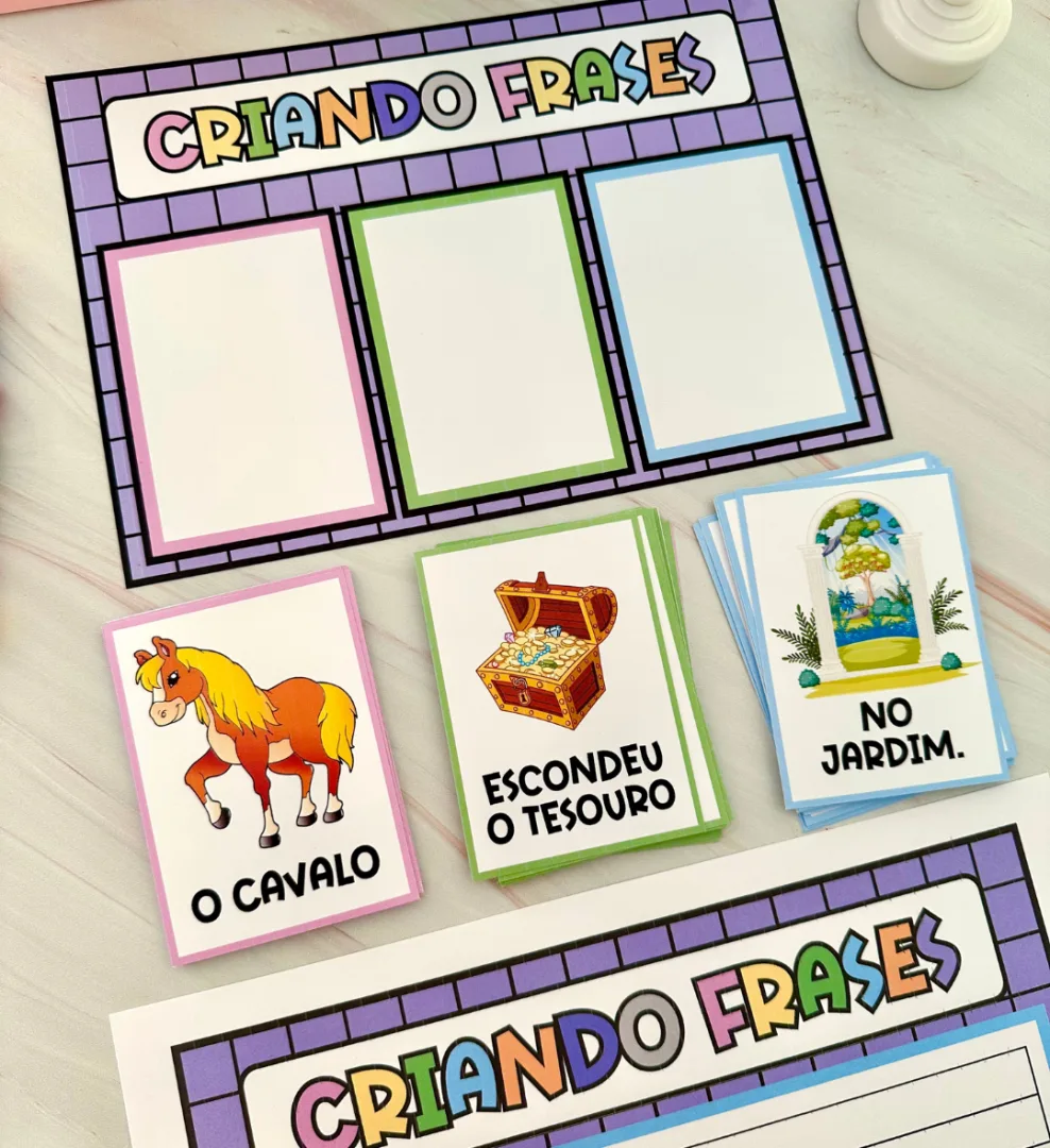 Criando Frases - Atividade para Alfabetização em PDF — imagem 4
