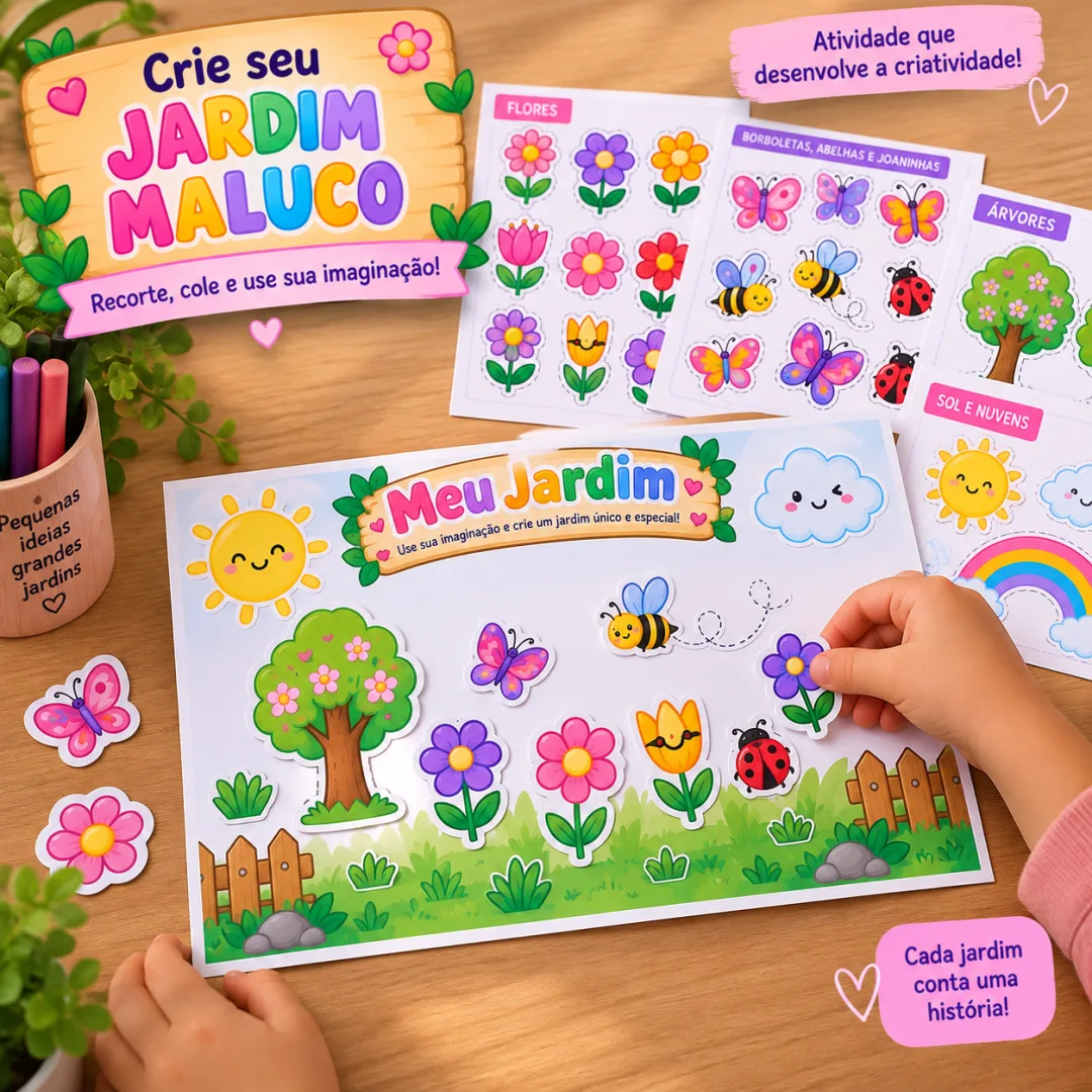 Crie Seu Jardim Maluco — Kit de Atividade para a Primavera em PDF — imagem 3