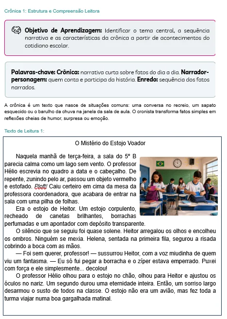 Crônicas e Ortografia com H: para o 5º Ano em pdf — imagem 4