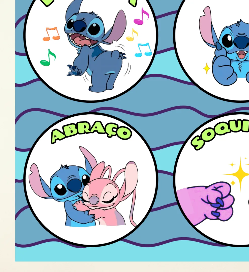 Cumprimento Divertido Stitch — imagem 3