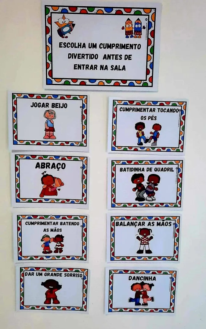 Cumprimentos divertidos PDF ensino infantil e fundamental  — imagem 3