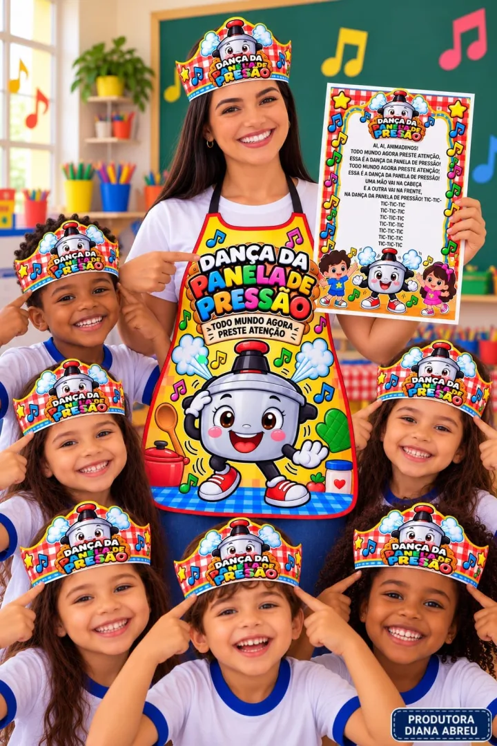 Dança da Panela de Pressão - Educação Infantil - PDF Colorido — imagem 2