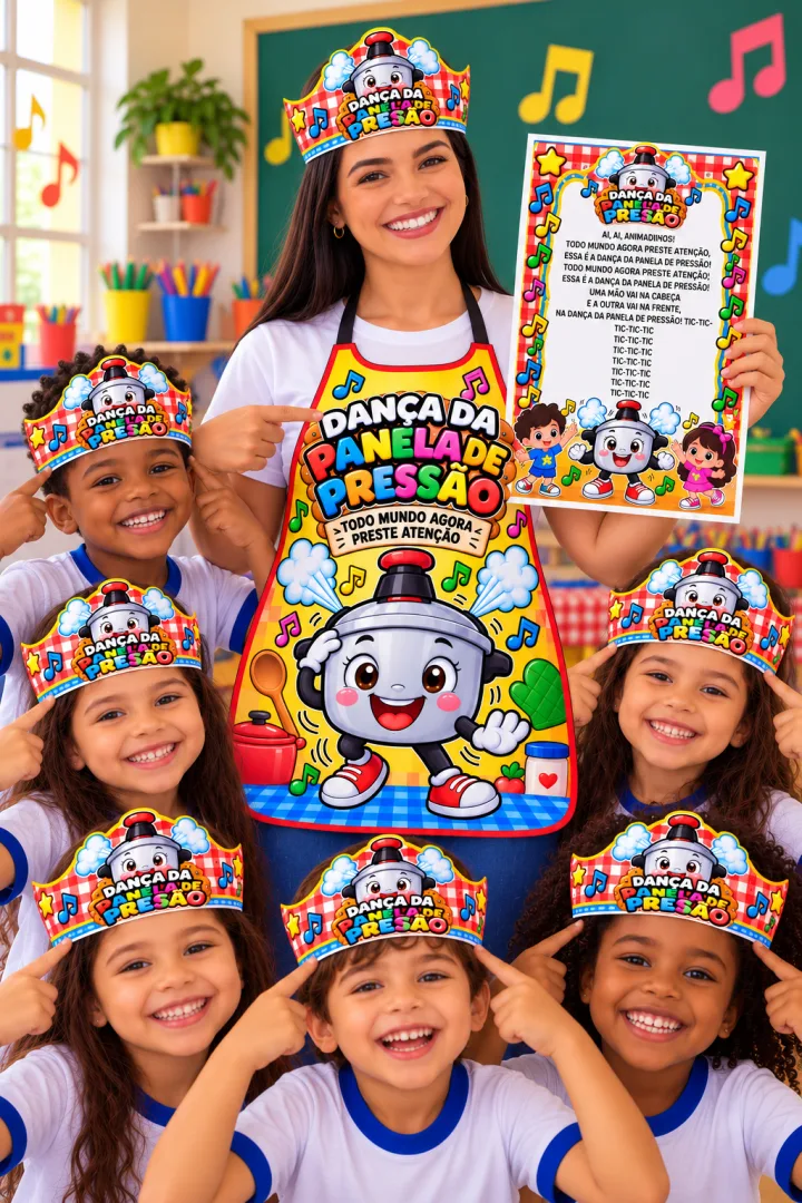 Dança da Panela de Pressão - Educação Infantil - PDF Colorido — imagem 3