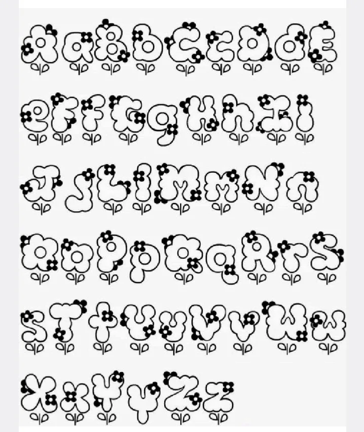 + de 60 Moldes de Letras para Usar em Qualquer Lugar em PDF para alfabetização, educação infantil e fundamental  — imagem 5