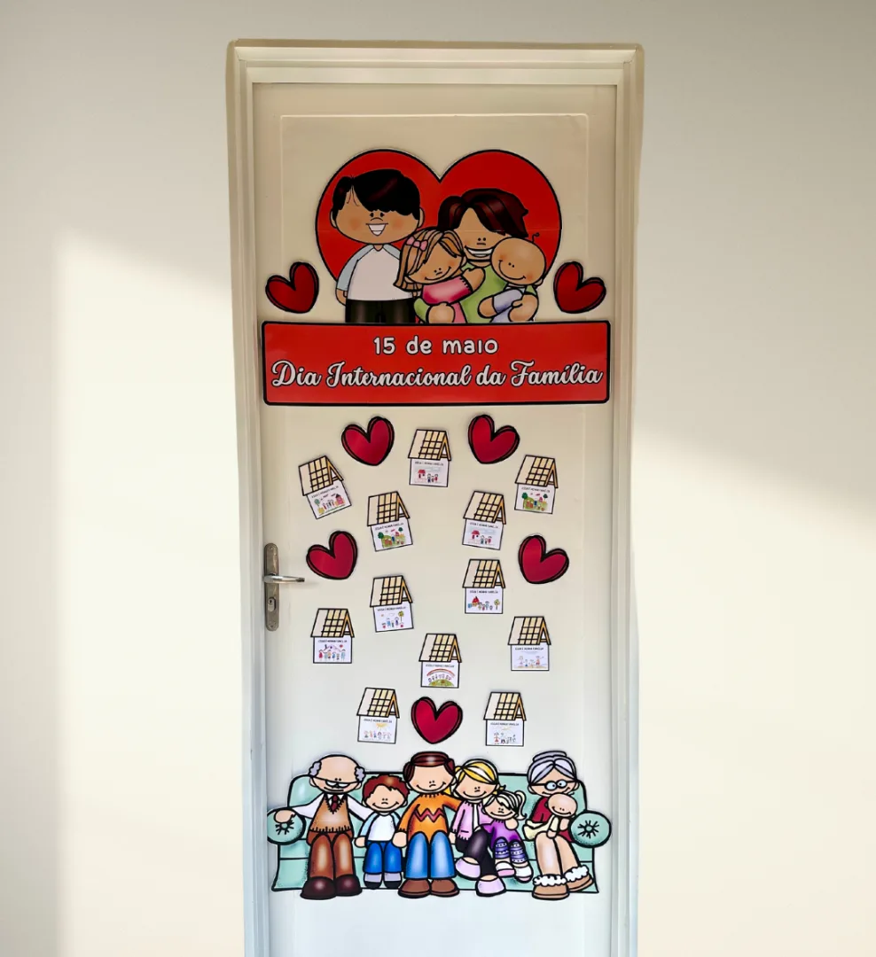 Decoração de Porta Dia da Família — imagem 2