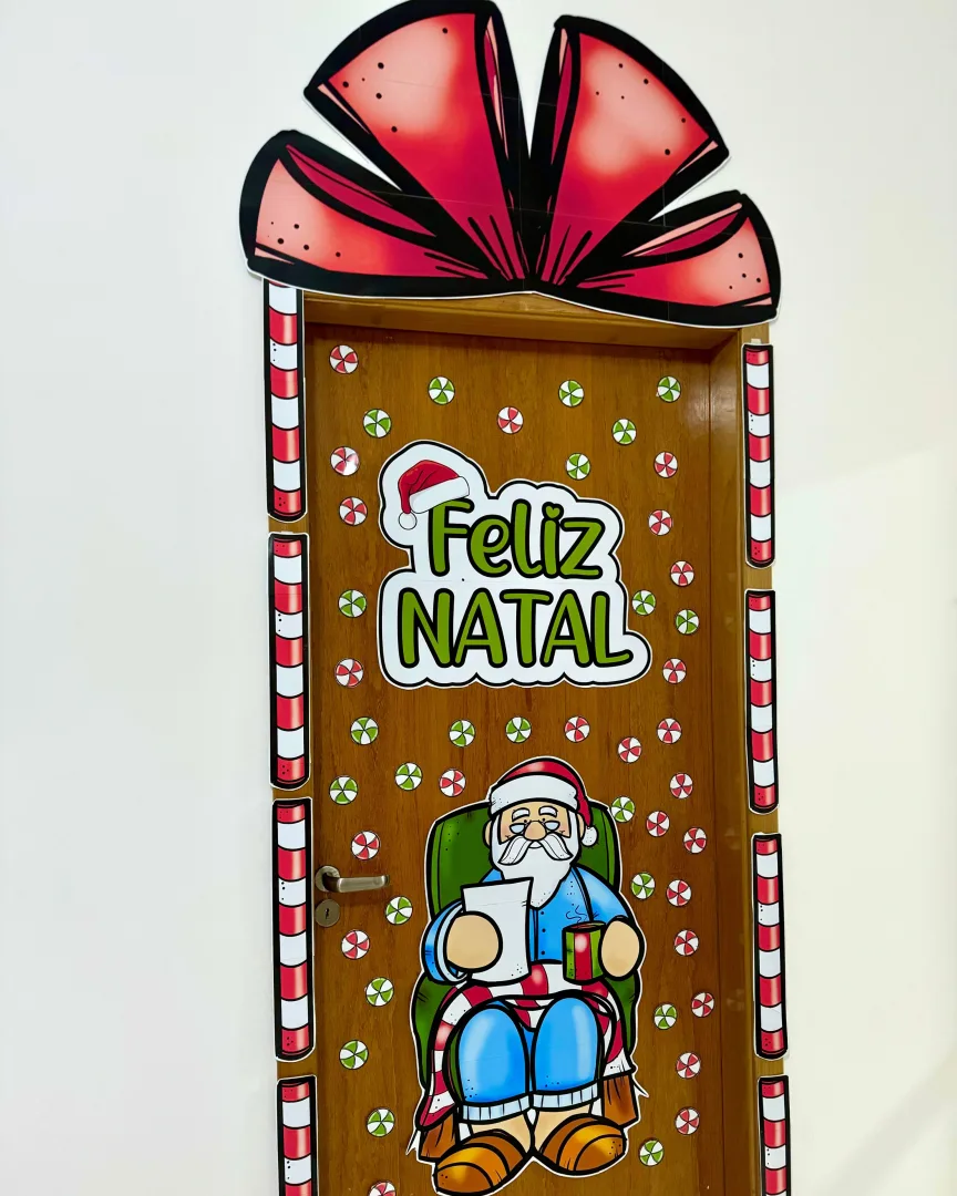 Decoração de Porta Feliz Natal — Educação Infantil em PDF — imagem 5