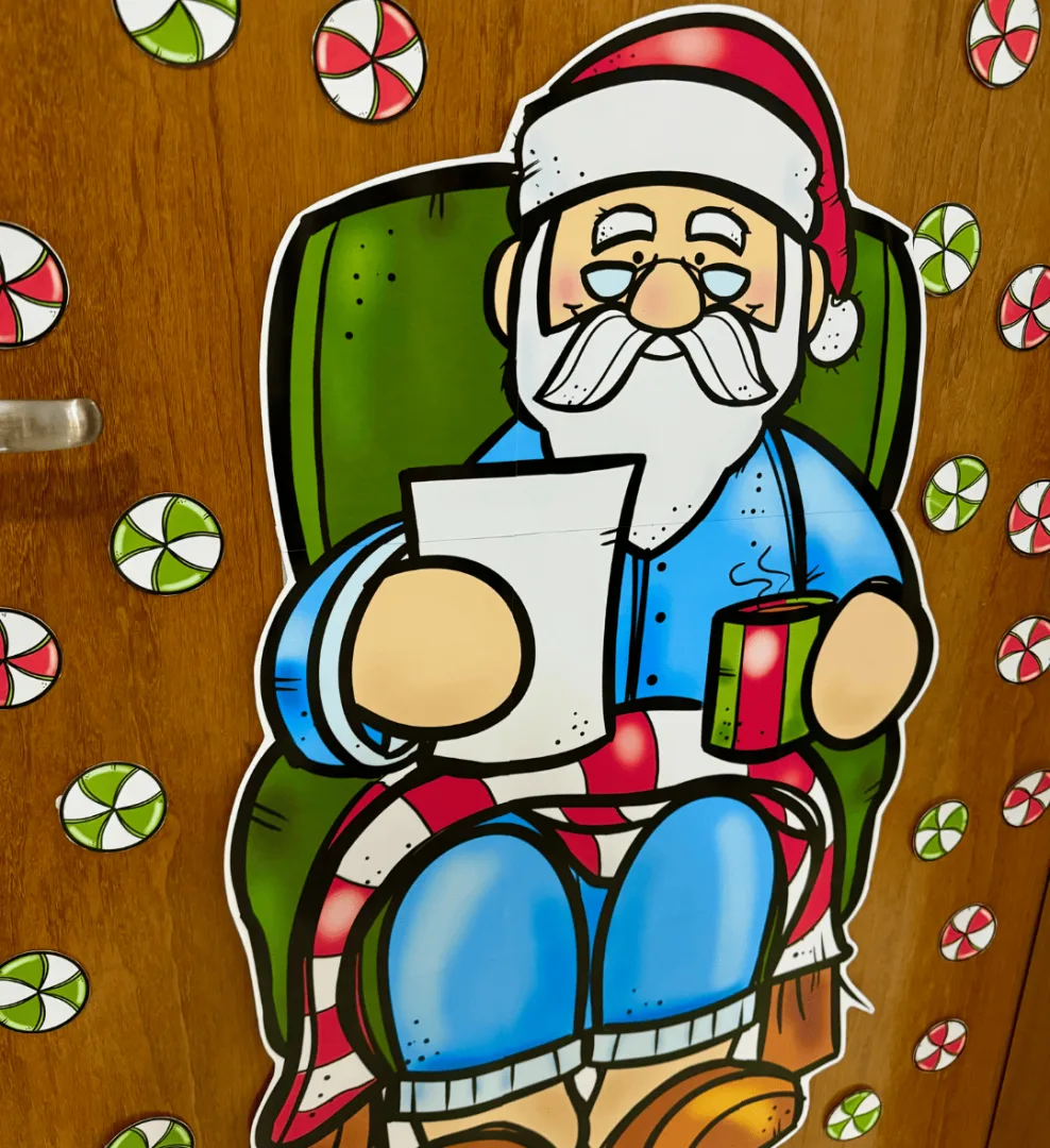 Decoração de Porta Papai Noel — imagem 2
