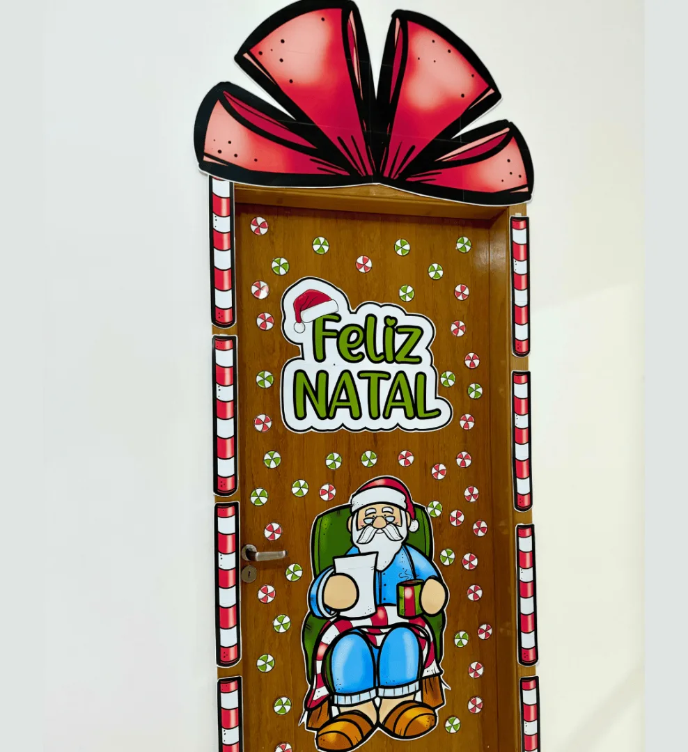 Decoração de Porta Papai Noel — imagem 6