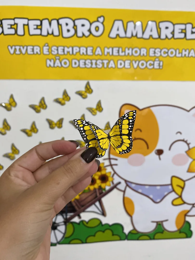 DECORAÇÃO / PAINEL + LEMBRANCINHA: SETEMBRO AMARELO — imagem 3