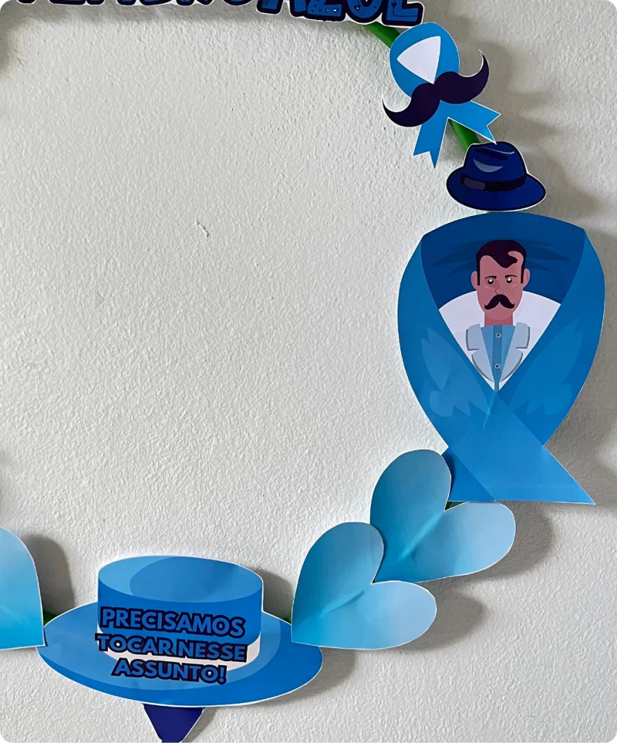 DECORAÇÃO PARA FOTOS NOVEMBRO AZUL - PDF — imagem 2