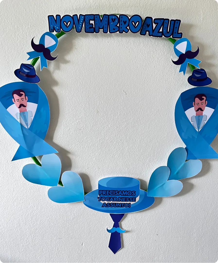 DECORAÇÃO PARA FOTOS NOVEMBRO AZUL - PDF — imagem 4