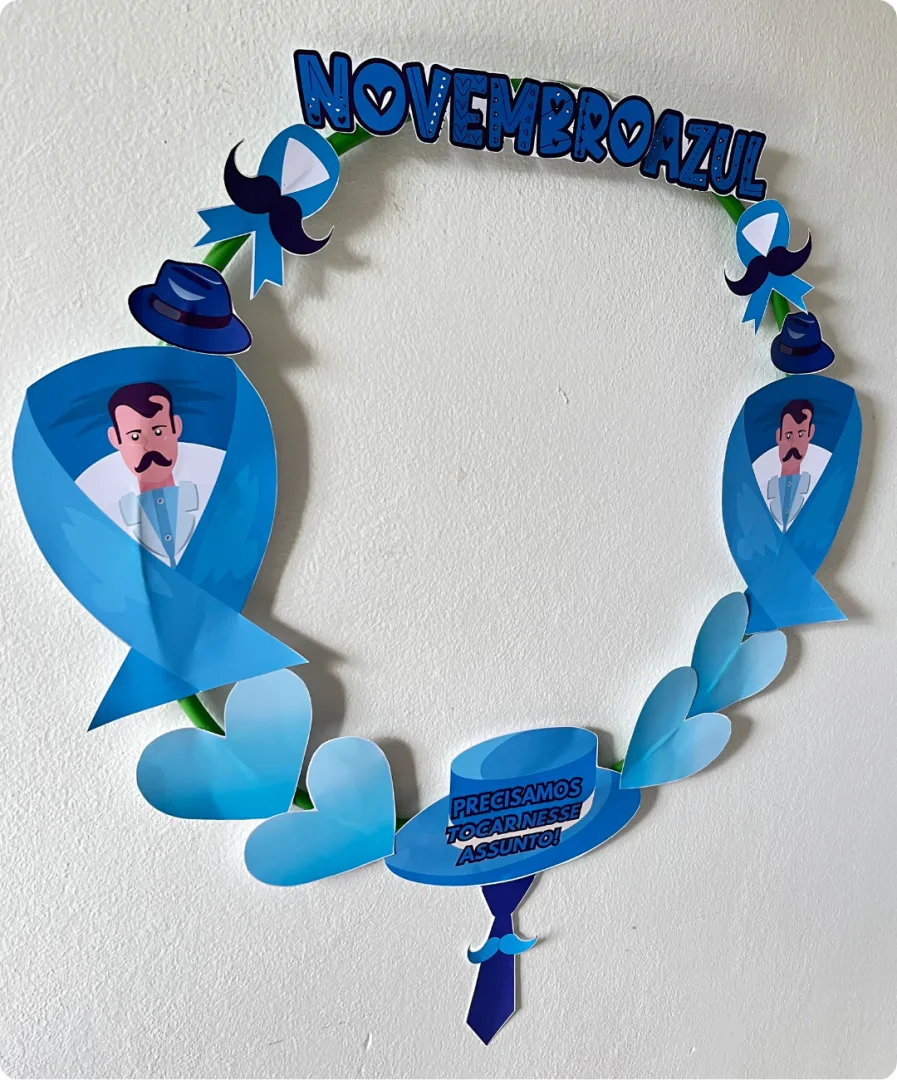 DECORAÇÃO PARA FOTOS NOVEMBRO AZUL - PDF — imagem 5