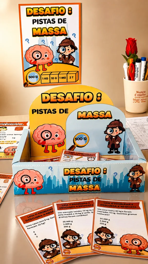 Desafio: Pistas de Massa | 2º ao 5º Ano | Matemática | PDF — imagem 2