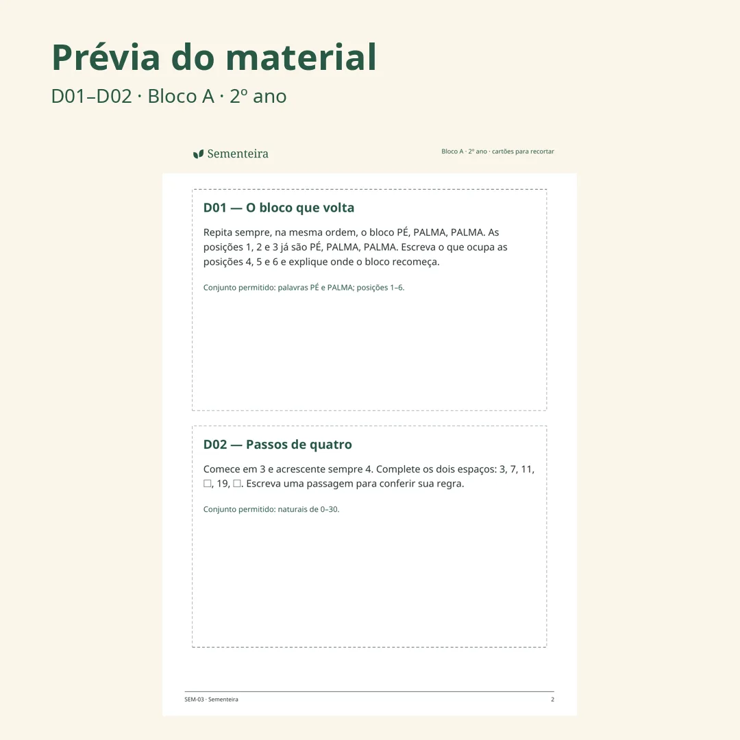 Desafios Matemáticos: padrões e igualdades — 2º e 3º ano — imagem 2