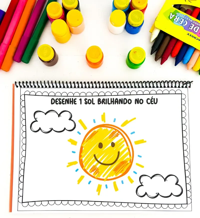 Desenhando com Comando - Números PDF Educação Infantil  — imagem 2