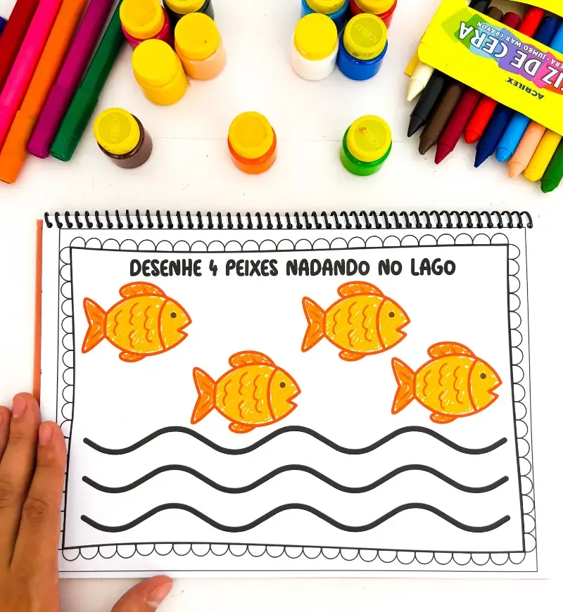 Desenhando com Comando - Números PDF Educação Infantil  — imagem 5