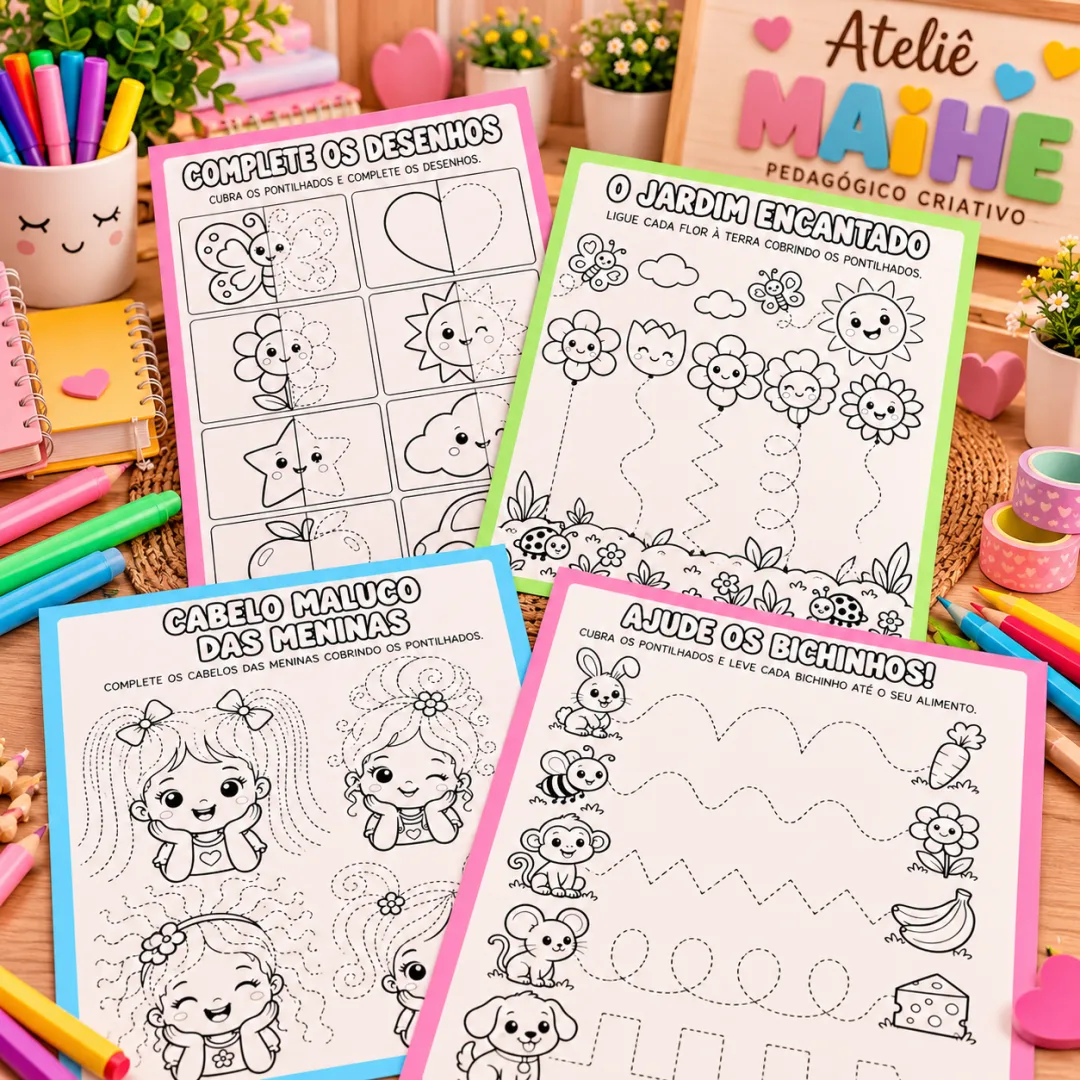 Desenvolvendo a Coordenação Motora Fina — 20 Atividades - Educação Infantil - Arquivo Digital — imagem 3