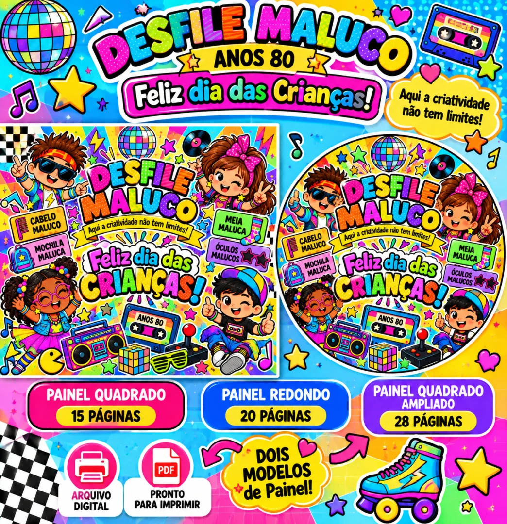 Desfile Maluco - Educação Infantil Páginas - PDF — imagem 5