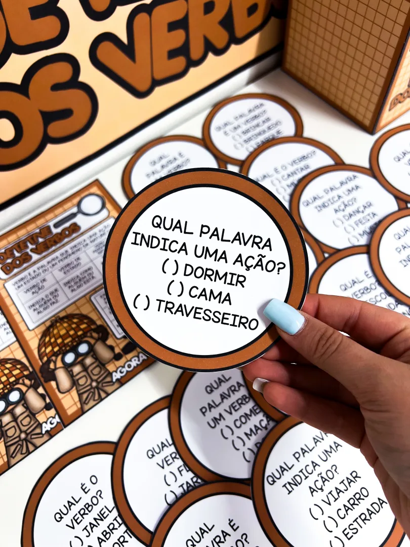 Detetive dos Verbos | Atividade de Língua Portuguesa — imagem 2