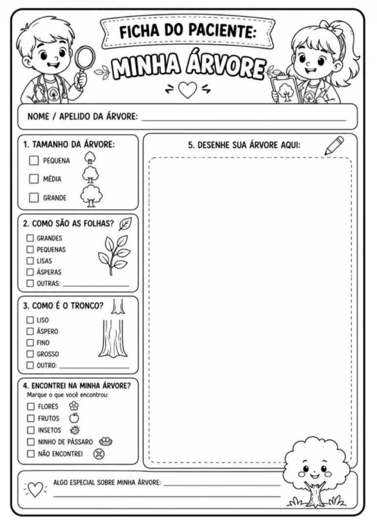 Atividade Dia da Árvore - Ensino Fundamental 1 - PDF — imagem 4