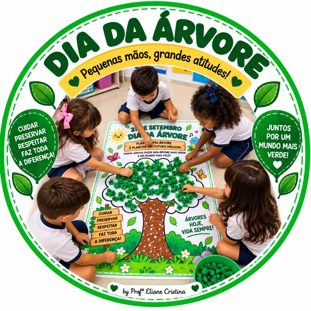Dia da Árvore - Atividade Coletiva - Educação Infantil - PDF — imagem 2
