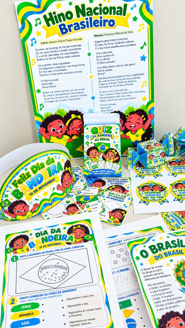 Dia da Bandeira do Brasil – Kit de Atividades e Mimos 1º ao 5º Ano em PDF — imagem 2