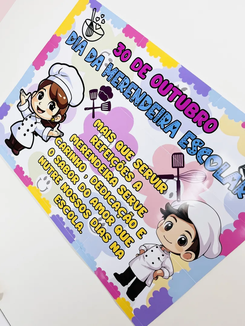 Dia da Merendeira – Painel Escolar com Lembrancinha de Temperos — imagem 4