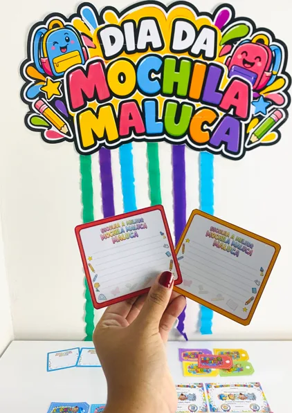 🎉 DIA DA MOCHILA MALUCA – UM DIA DE MUITA CRIATIVIDADE! — imagem 3