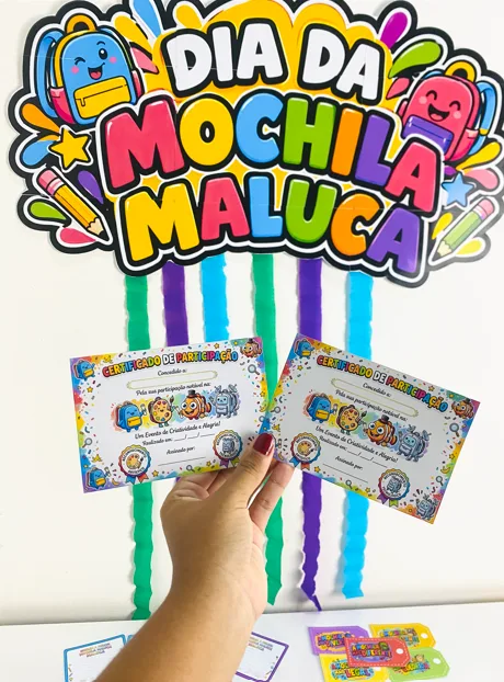 🎉 DIA DA MOCHILA MALUCA – UM DIA DE MUITA CRIATIVIDADE! — imagem 4