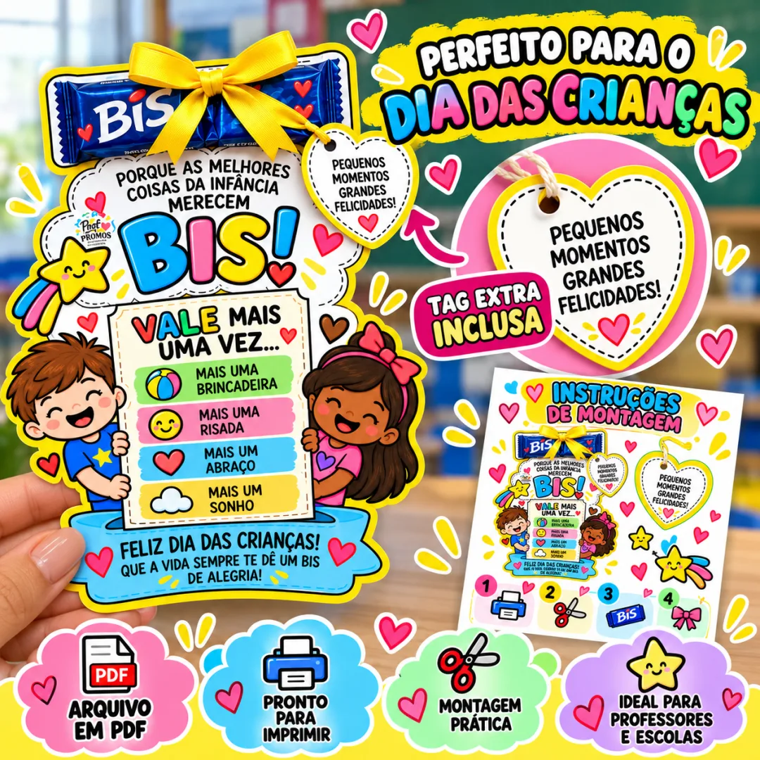 Dia das Crianças – BIS de Alegria em PDF (Ed. Infantil ao EM) — imagem 2