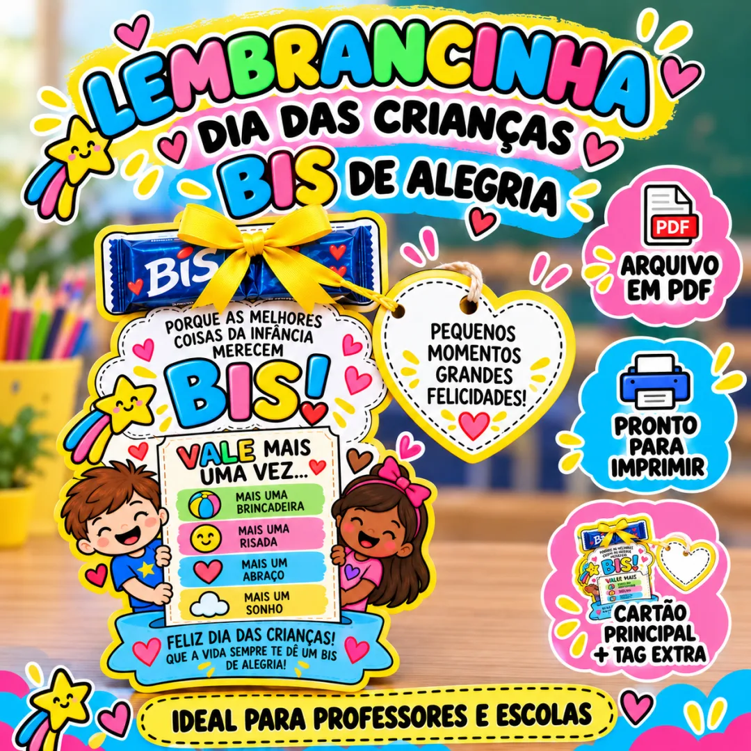 Dia das Crianças – BIS de Alegria em PDF (Ed. Infantil ao EM) — imagem 4