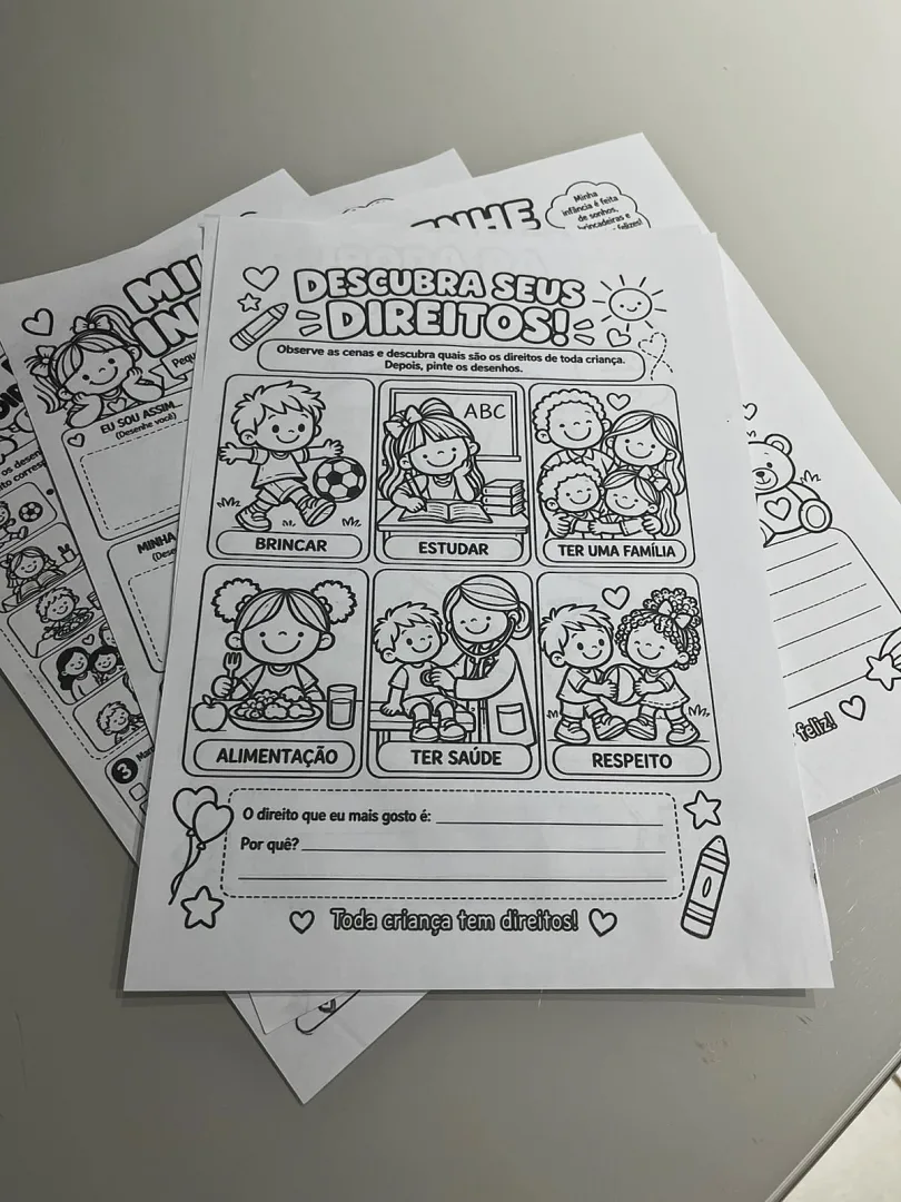 Kit Infância e Direitos: Dia das Crianças (5-8 Anos) em PDF — imagem 2