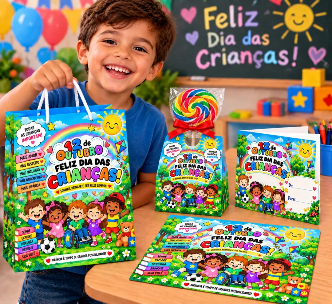 Dia das Crianças - Sacolinha Surpresa - Educação Infantil e Fundamental - PDF — imagem 5