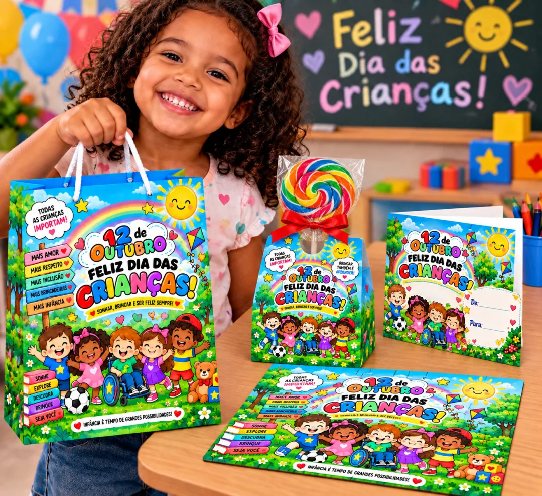 Dia das Crianças - Sacolinha Surpresa - Educação Infantil e Fundamental - PDF — imagem 6