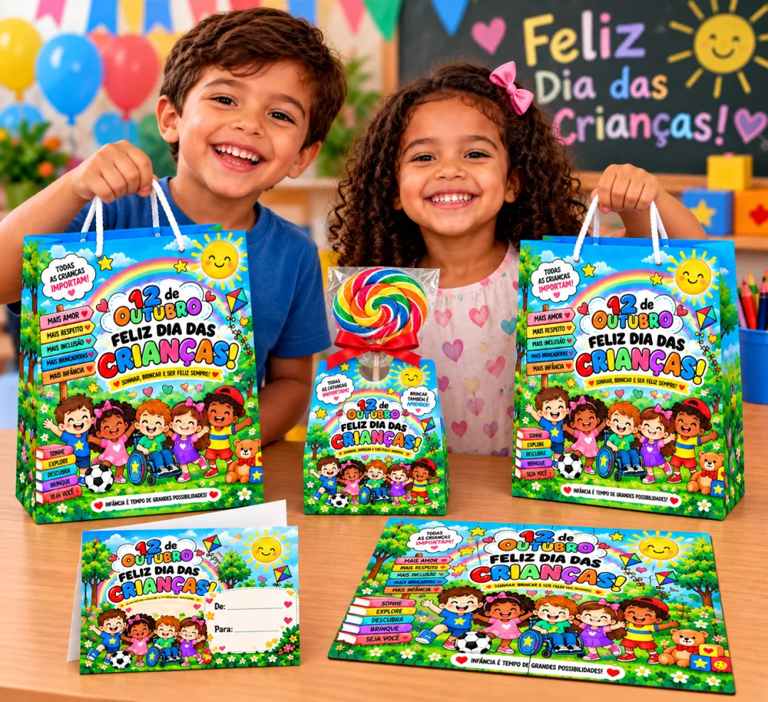 Dia das Crianças - Sacolinha Surpresa - Educação Infantil e Fundamental - PDF — imagem 4