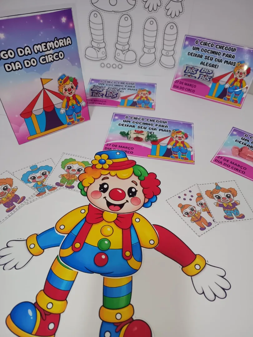 DIA DO CIRCO: PALHACINHO ARTICULADO — imagem 3