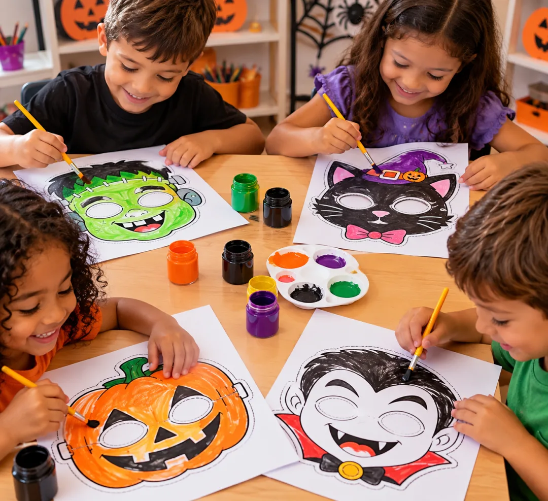 Dia do Hallowin Oficina de Máscaras para Halloween – Atividade Lúdica em PDF — imagem 5