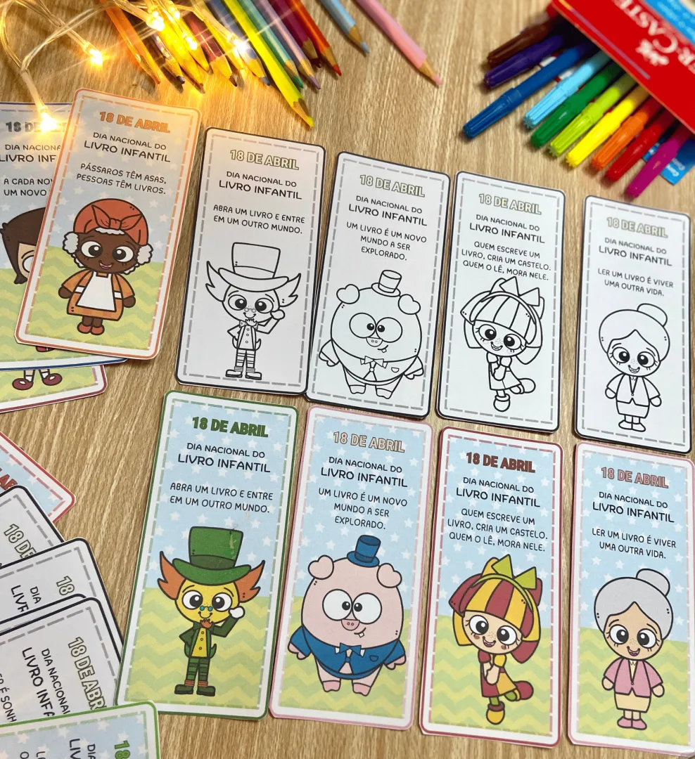 Dia do Livro Infantil - Sítio do Picapau Amarelo (Painel + Lembrancinhas) — imagem 6