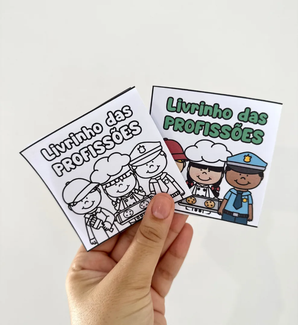 Dia do Trabalho - Atividades e Livrinho Profissões — imagem 4